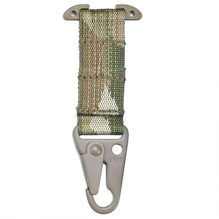Crochet tactique MOLLE avec clip ceinture et montage en T