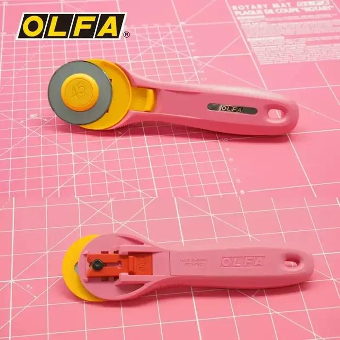 Olfa RTY-2/C 45mm distant Pinkle lame de coupe, coupe-couture multi-usages pour couper le cuir tissu