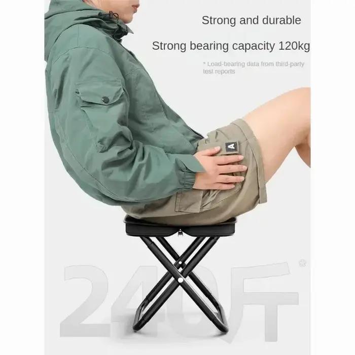 Tabouret de pêche ultra-léger, chaise pliante de camping pique-nique en plein air, siège de voyage p