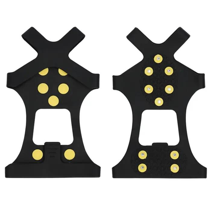 Crampons d'Escalade 10 Dents Antidérapants Pour Randonnée Alpinisme Chaussures de Sport Bottes d'Hiver Occasions Spéciales
