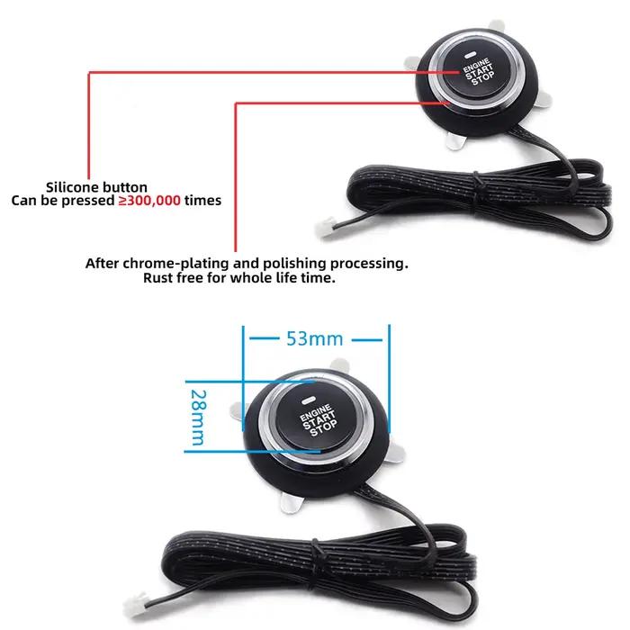 Système de démarrage et d'arrêt automatique universel pour voiture, alarme de voiture, télécommande,