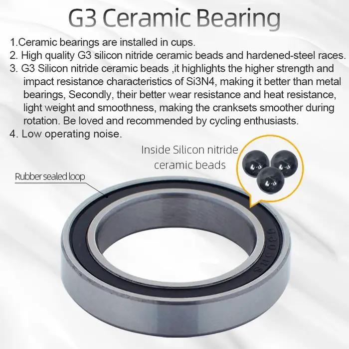 KACTUS-Roulement en céramique pour vélo astronomique, mouvement central pour Shimano, gamme complète