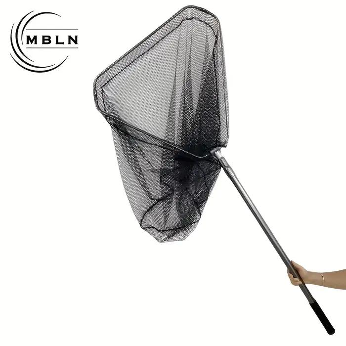 Filet de pêche en alliage d'aluminium multifilament 3m de long avec grande maille pour pêcheurs en mer et occasions spéciales