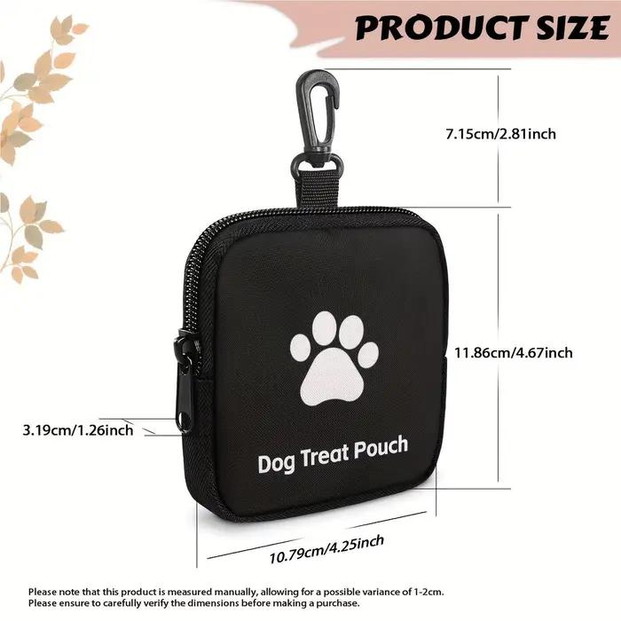Sac à friandises pour dressage de chien, sac multifonctionnel pour animaux de compagnie, sac à friandises portable anti-fuite, sac de récompense, design visuel mignon pour les fournitures pour animaux