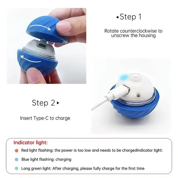 Jouet de balle de saut intelligent pour chiens, balle automatique en caoutchouc non toxique pour jouer et mordre, occasion spéciale pour chiots et chiens
