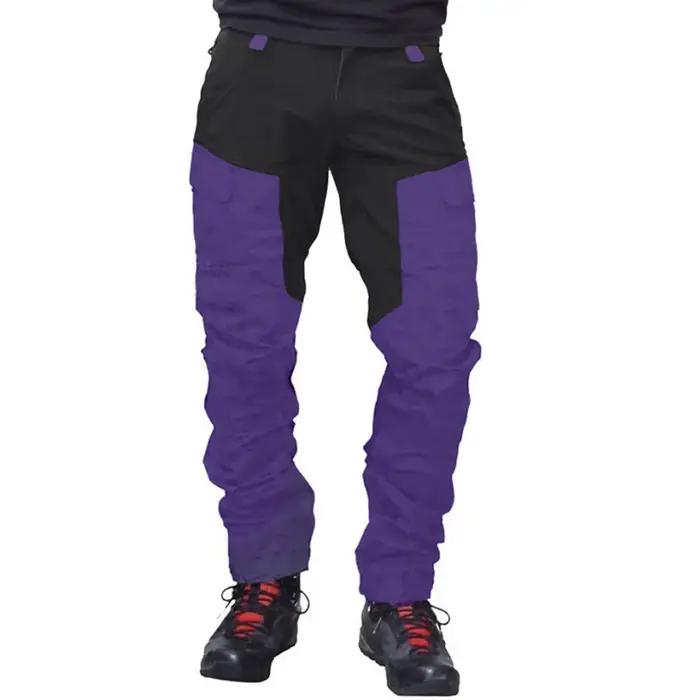 Pantalon cargo slim printemps homme - Pêche
