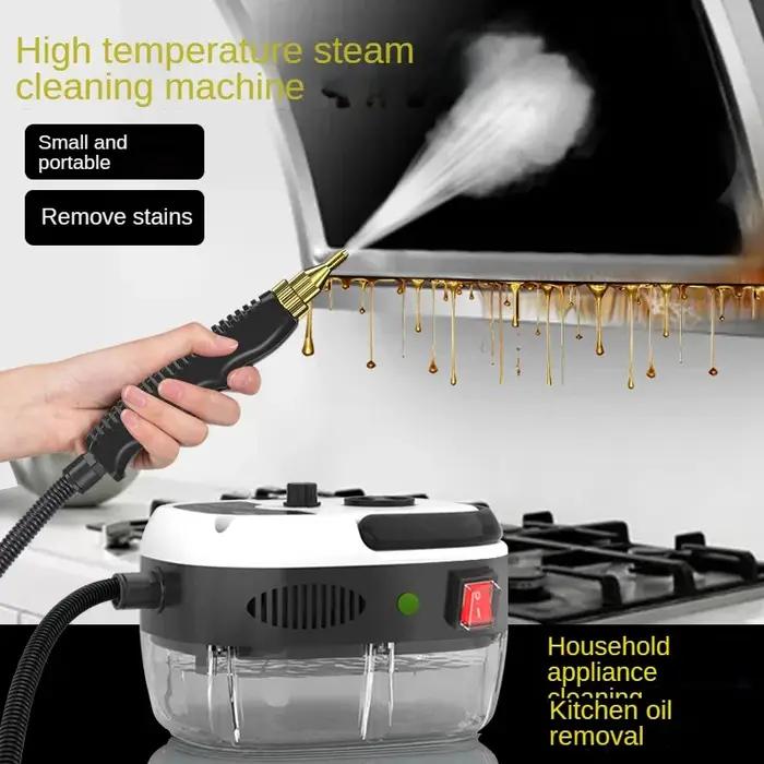 Nettoyeur à vapeur haute température 2500W, climatiseur de cuisine, nettoyeur de taches d'huile, net