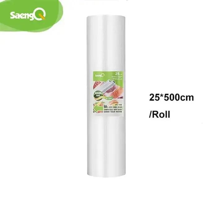 Rouleaux de sacs sous vide pour scelleuse, 12/15/20/25/30x500cm, frais et longs pour la conservation alimentaire, compatible avec toutes les machines sous vide, idéal pour la cuisson sous vide et le stockage à long terme