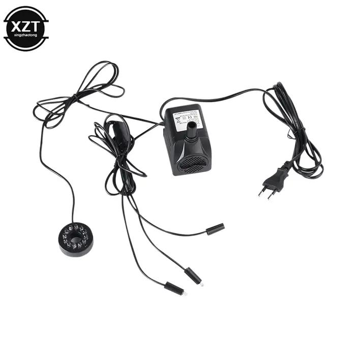 Pompe SubSN avec Filtre Précieux pour Poisson, Lumière LED, Fontaine d'Aquarium, Prise UE, AC 220V,