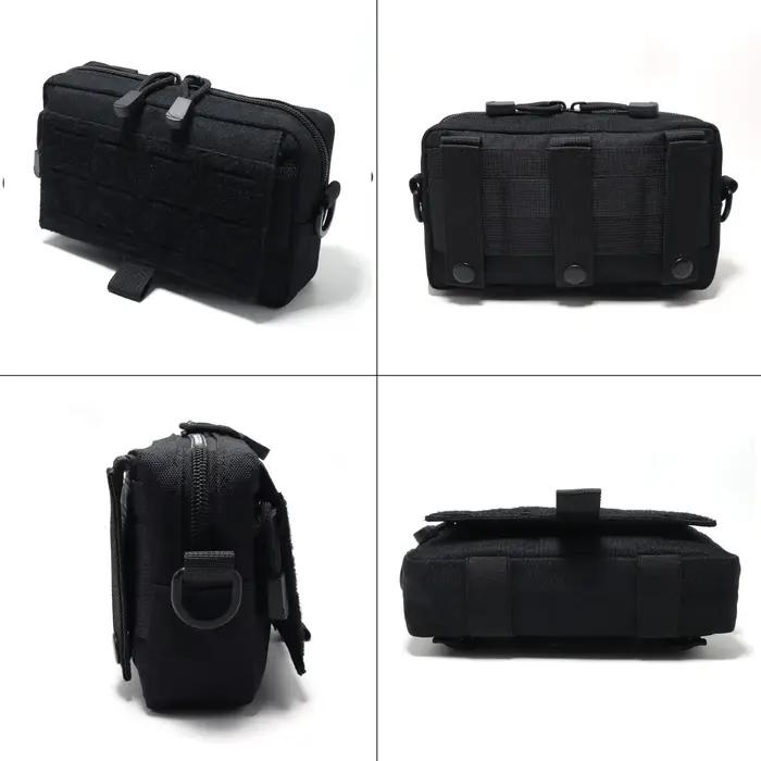Pochette molle Jarhead en nylon gris clair, pochette à outils utilitaire EDC pour chasseurs, pochette modulaire horizontale, sac de chasse occasions spéciales