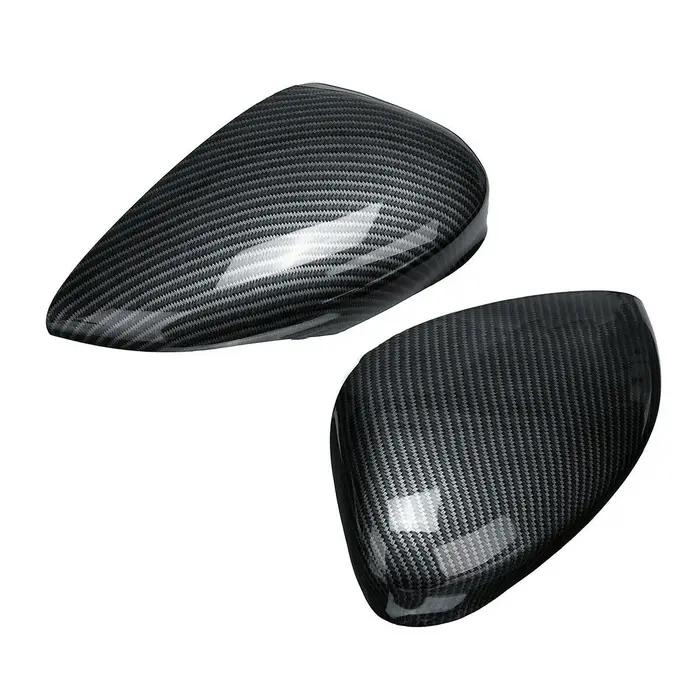 Couvercle de rétroviseur d'aile en Fiber de carbone peint pour Ford Fiesta MK7 2008 – 2019, couvercl