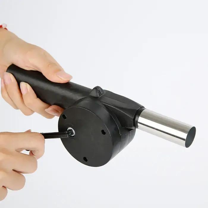 Accessoires de Camping Pique-Nique Souffleur Air Manivelle Outils Soufflet Feu Ventilateur Barbecue Portable Occasions Spéciales