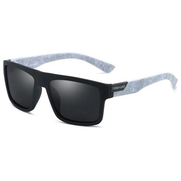 Lunettes de soleil polarisées vintage carrées pour homme et femme style rétro conduite