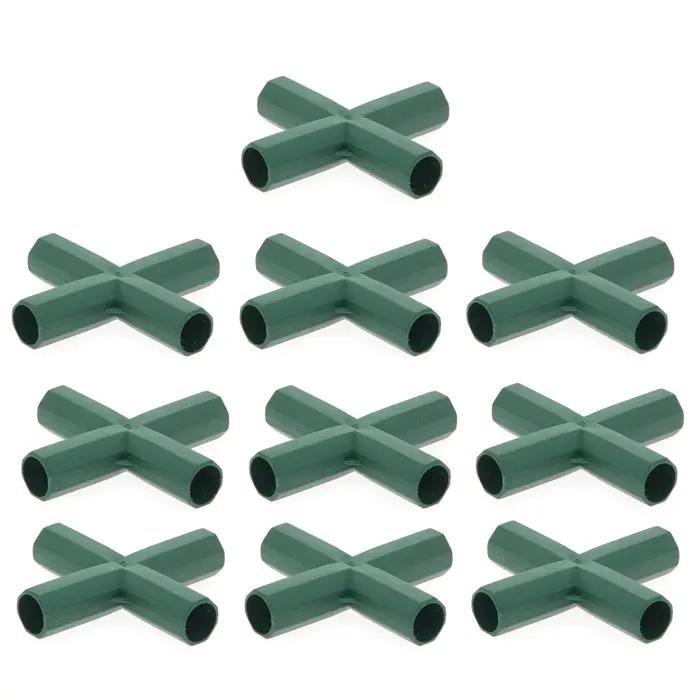 Connecteurs en PVC pour cadre de serre de jardin 10 pièces de différentes couleurs pour la construction de serres robustes et durables