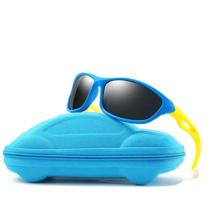 Lunettes de soleil polarisées vintage pour enfants - Sports outdoor, vélo, ski, pêche avec protection UV400
