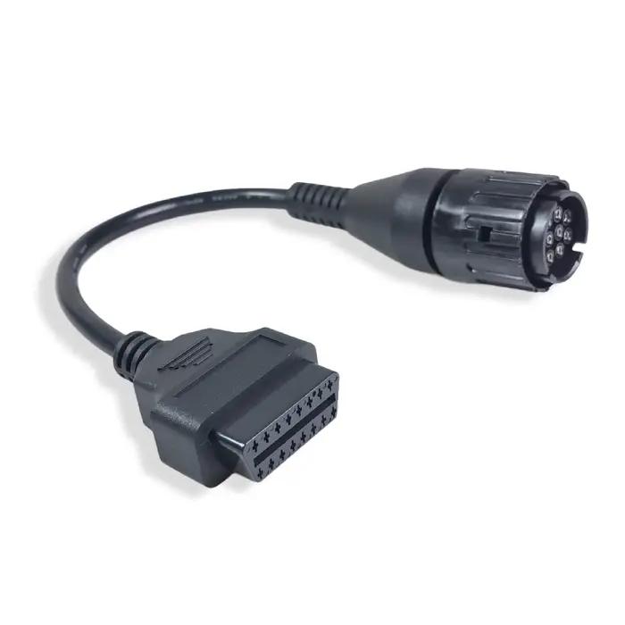 Adaptateur de câble pour moto BMW, câble de diagnostic, 10 broches à 16 broches, OBD2 OBDII