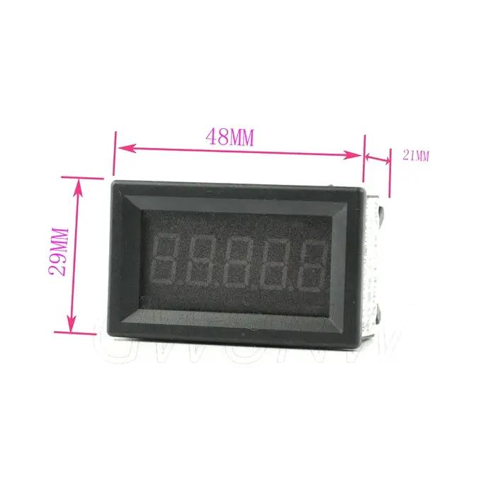 Voltmètre numérique à affichage LED, Voltmètre haute précision, Voltmètre haute tension, Batterie 5V