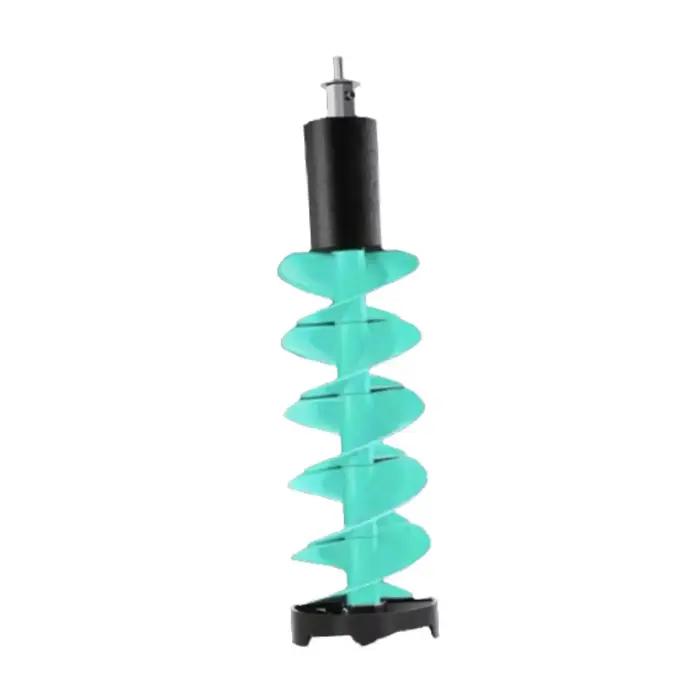 Kit de réparation perceuse à glace tarière pour pêche sur glace hivernale alliage d'aluminium et nylon pour océan lac et rivière