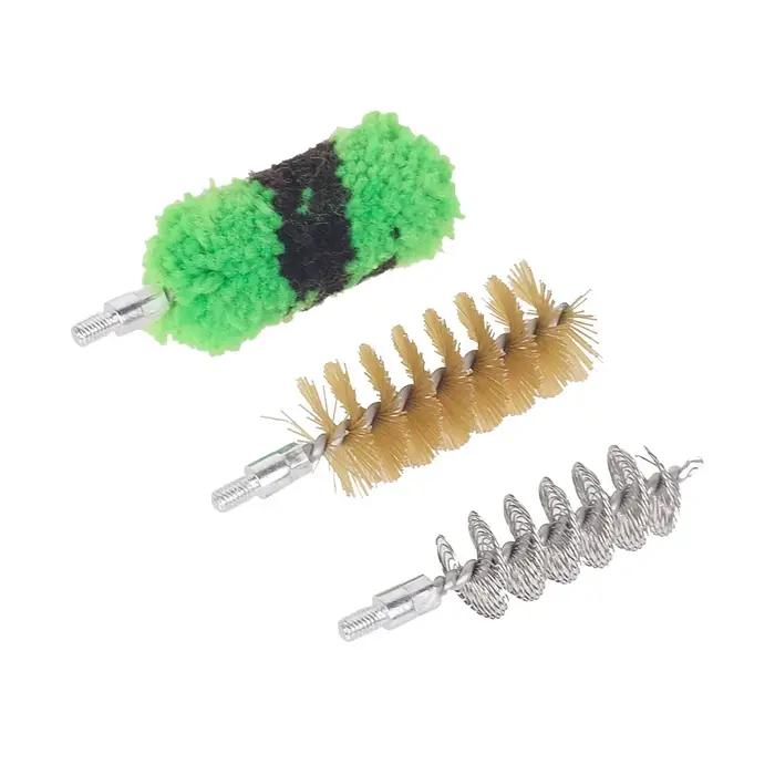 Ensemble de brosses de nettoyage pour pistolet avec jauge 12 GA 16 GA 20 GA 410 GA brosses nylon pour nettoyage de tube et tige pour chasseur occassions spéciales