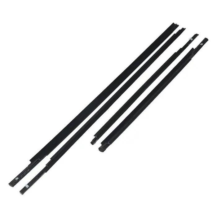 Bande d'étanchéité en caoutchouc pour vitres extérieures de voiture, 4 pièces, bande de pression éta