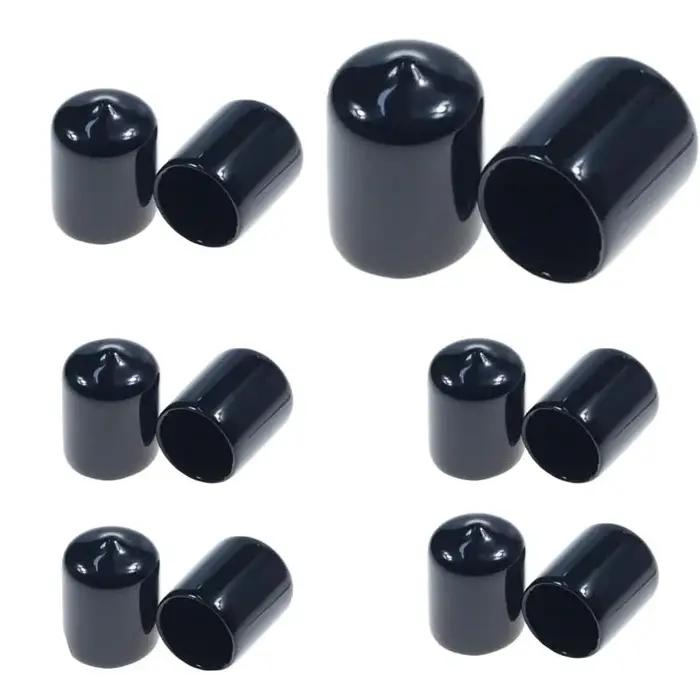 Bouchon d'étanchéité en vinyle PVC 3-25mm, 50 pièces, bouchon d'extrémité de tuyau en caoutchouc, bo