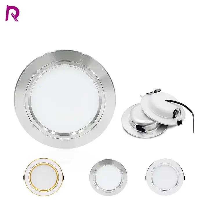 LED Downlight AC110V 220V Ultra-mince 5W 9W 12W 15W 18W DC12V 24V LED plafonnier encastré Downlights