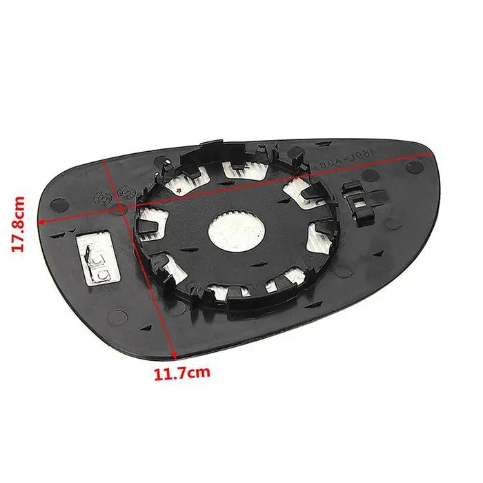 Rétroviseur chauffant pour voiture, rétroviseur transparent en verre pour Ford Fiesta MK7 2008 2009