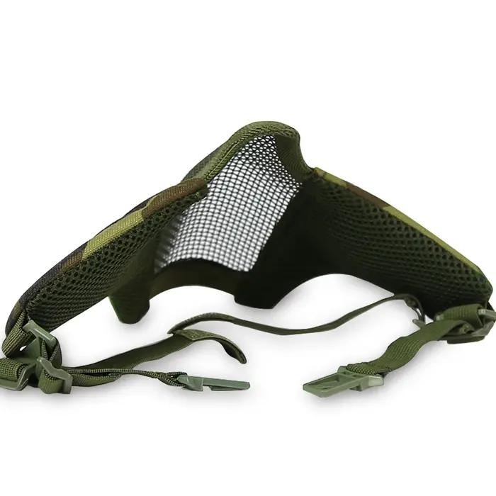 Masque tactique en maille d'acier
