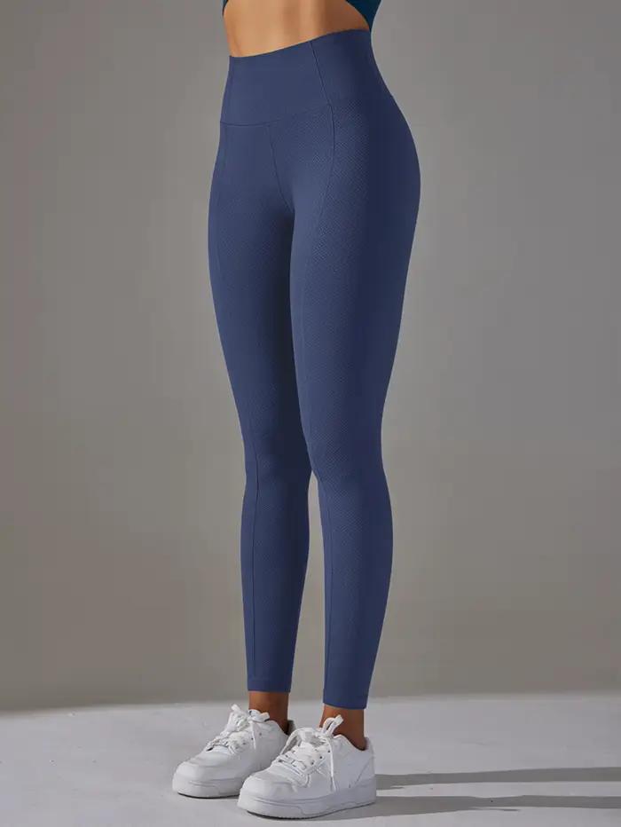 Pantalon de yoga de sport jacquard à pois de golf taille haute sans couture et levage des hanches