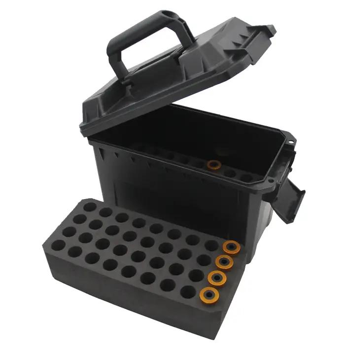 Boîte de munitions en plastique de calibre 12, 72 cartouches, tactique, support de coque de balle de chasse, boîte de munitions de cartouche de fusil de chasse, mallette de rangement