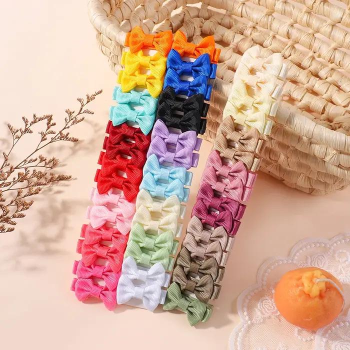 Mini pinces à cheveux pour bébés filles, 10 pièces/ensemble, couleur Dopamine, épingles à cheveux fa