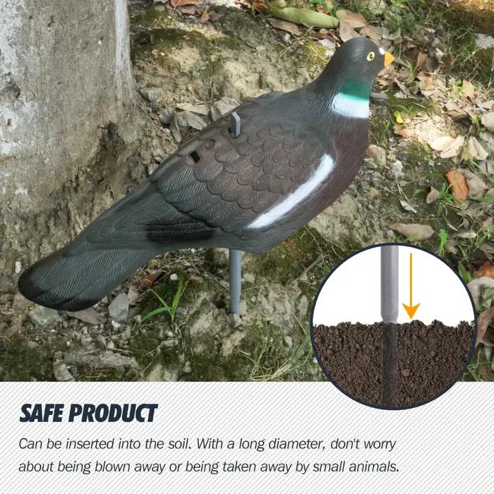 Leurres pigeon 3D réalistes peints à main pour entraînement tir colombe, accessoires chasse