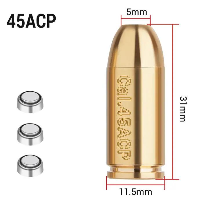 Borosheur Laser en laiton à point rouge CAL.223/5.56/9mm/308/7.62/.45/30-06, cartouche pour portée de fusil, accessoires pour armes de chasse