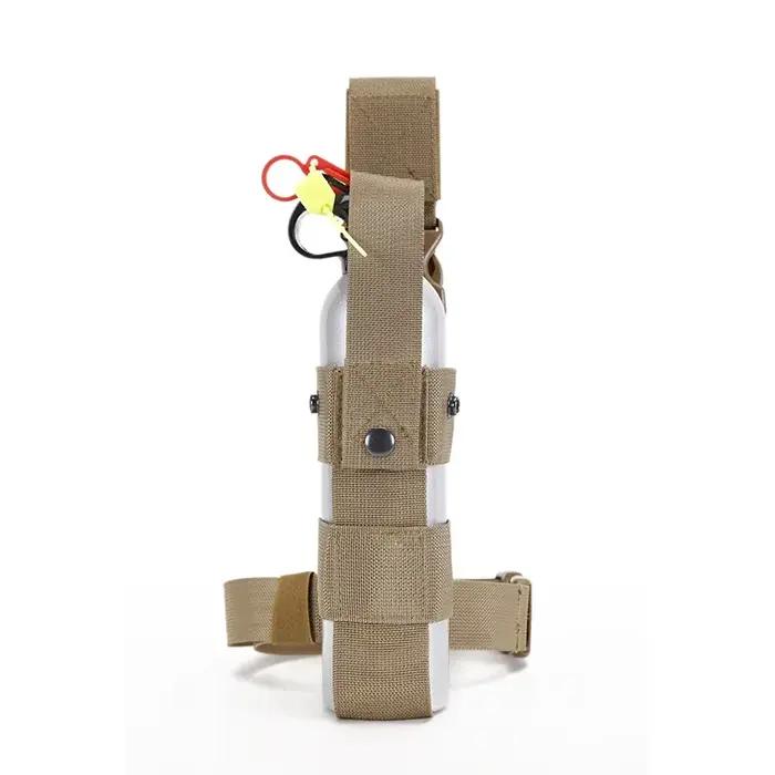 Holster cuisse bouteille d'eau tactique MK9 - Porte-gourde ceinture sac cuisse spray poivre extincteur