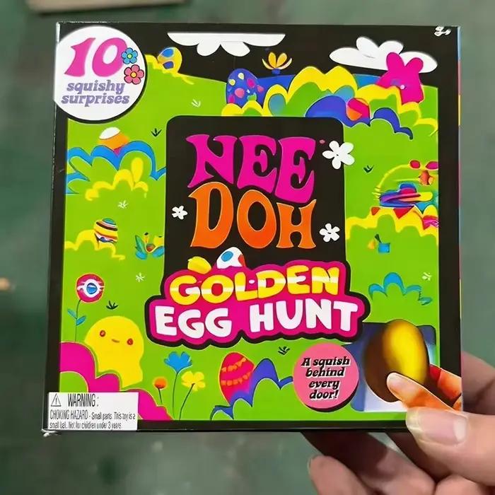 Calendrier de l'Avent NeeDoh 2026 : Jeu de Chasse au Trésor Œuf d'Or