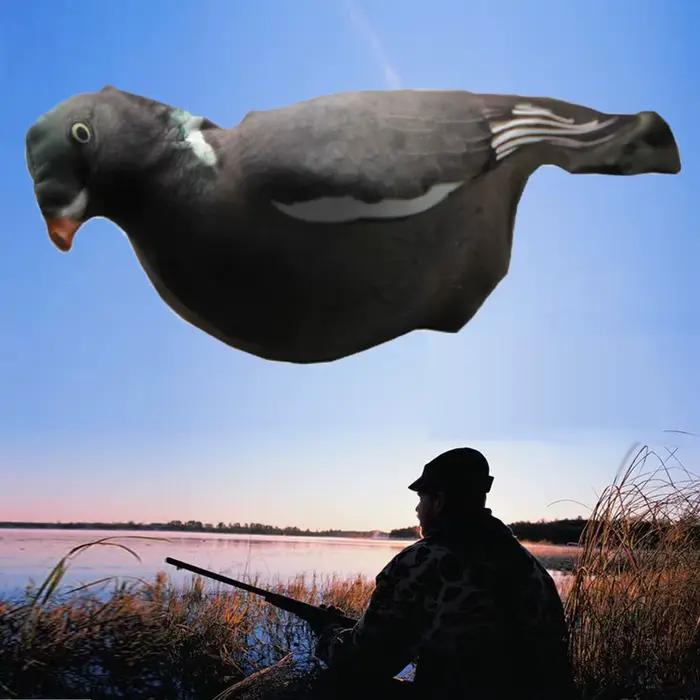Leurres pigeon chasse 3D réalistes GUGULUZA - 5/10 pièces tissu flexible appât oiseau pour chasse