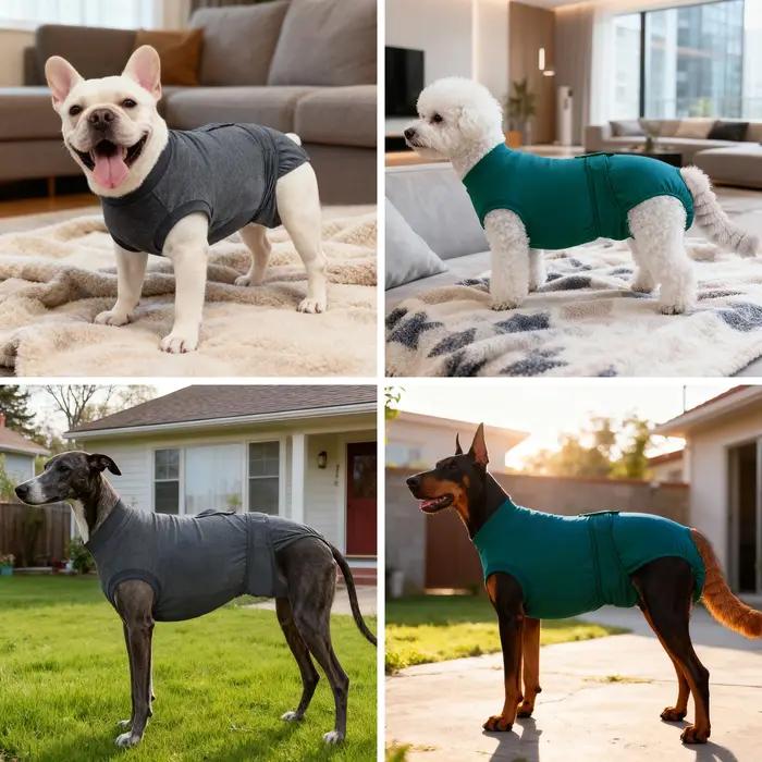 Combinaison de récupération post-opératoire pour chien