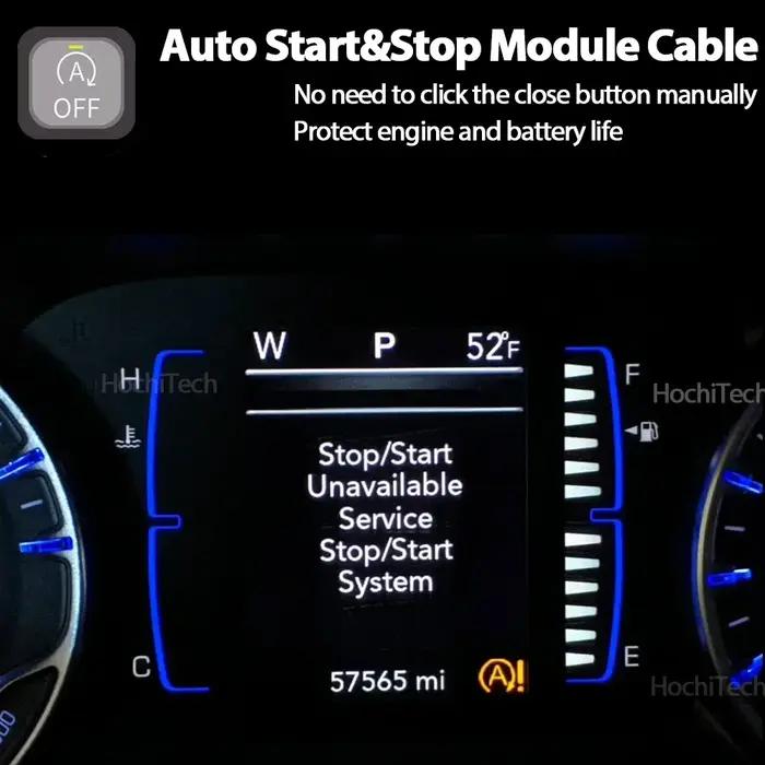 Système de démarrage et d'arrêt automatique du moteur de voiture