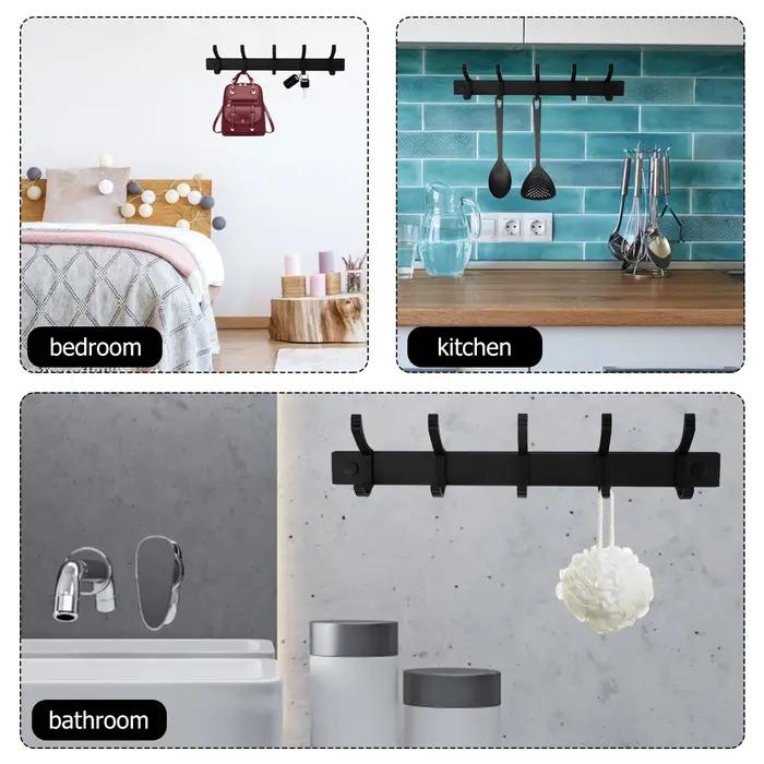 Crochet Mural en Aluminium pour Manteau T1