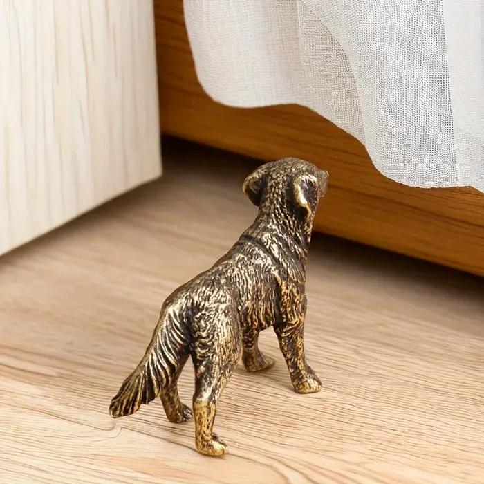 Figurine en laiton pour chien berger porte-bonheur