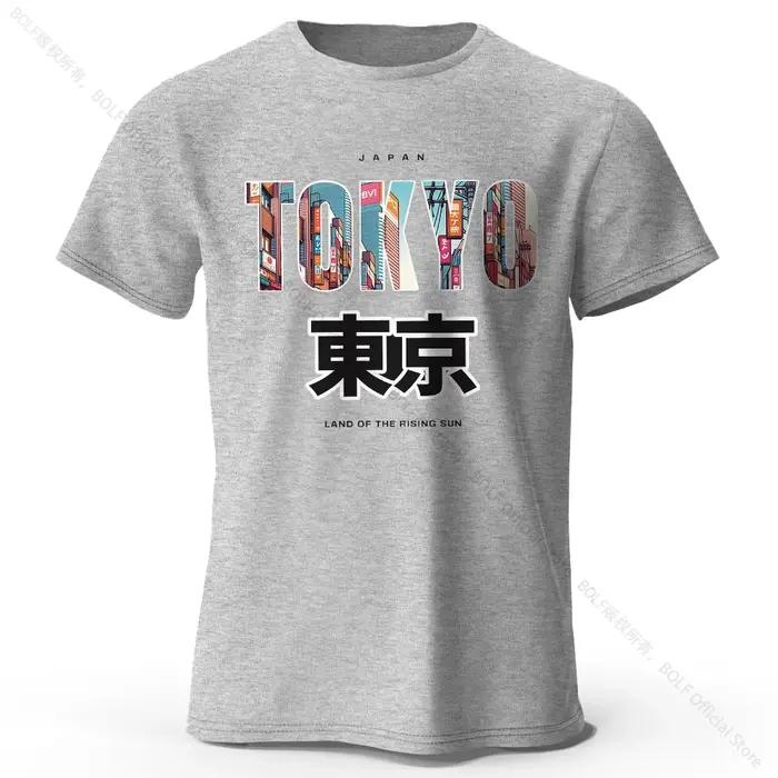 T-shirt Tokyo Imprime Mode Avant 100% Coton T-Shirt Col Rond Courte Manches Unisexe Hommes Femmes Occasions Speciales