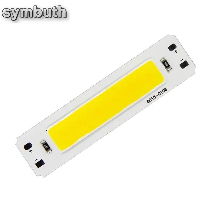 Ampoule Led Cob d'entrée 5V Source de bande lumineuse pour bricolage USB Led éclairage 2W 60x15mm 6c
