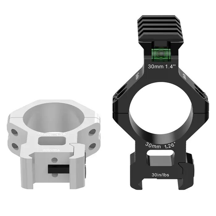 Supports de montage Picatinny WestHunter pour lunette de visée – Profil bas, moyen, haut – Anneaux de précision 30/34 mm avec rail de 20 mm sur le dessus – Accessoires de chasse