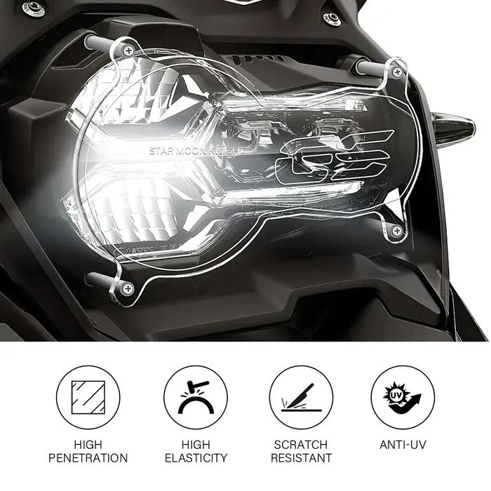 Protecteur de phare de moto en acrylique, couvercle de protection pour BMW R1200GS R1250GS R 1250 GS