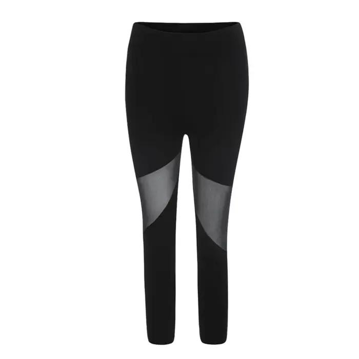 Leggings gothiques pour femmes, pantalon Design en maille, grande taille, noir, vêtements de sport,
