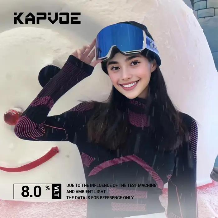 KAPVOE lunettes de Ski en plein air hommes lunettes de Snowboard femmes hiver neige lunettes de sole