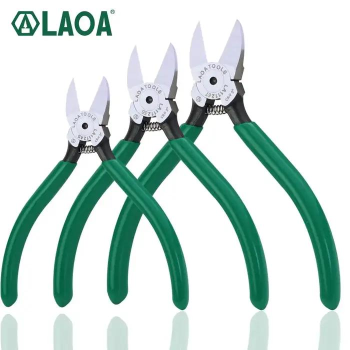 LAOA CR-V pince en plastique coupe latérale 4.5/5/6/7 pouces coupe-bijoux fil électrique cisailles o