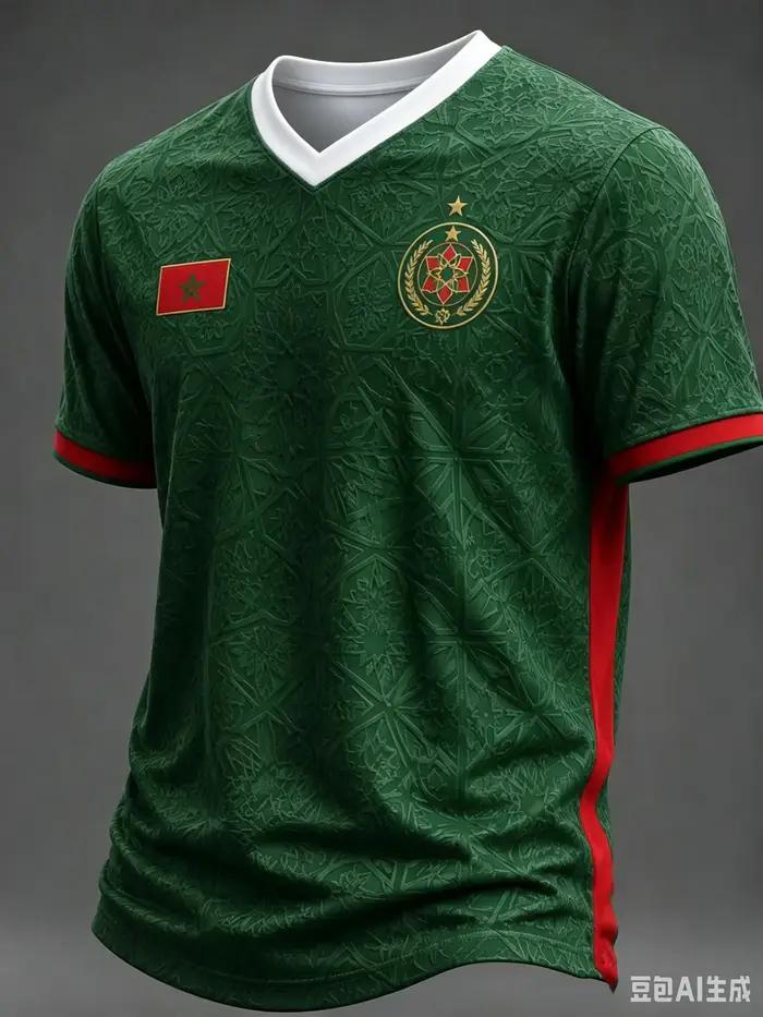 Maillot de football extérieur de l'équipe du Maroc, blanc, à manches courtes, vert, unisexe, pour supporters, entraînement, sport, décontracté