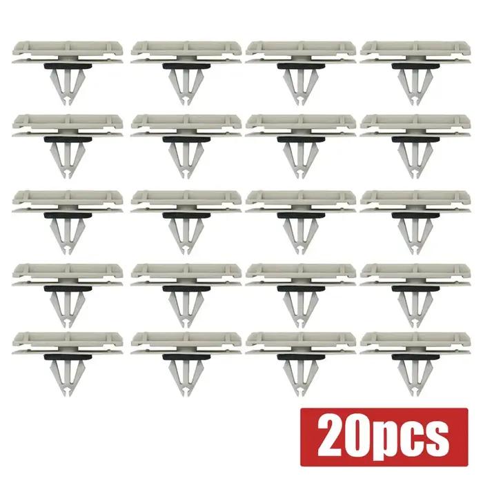 Clips de Moulage Évasés pour Garde-boue de Voiture, Attache, Rivet, Retenue, Gris, Accessoires pour