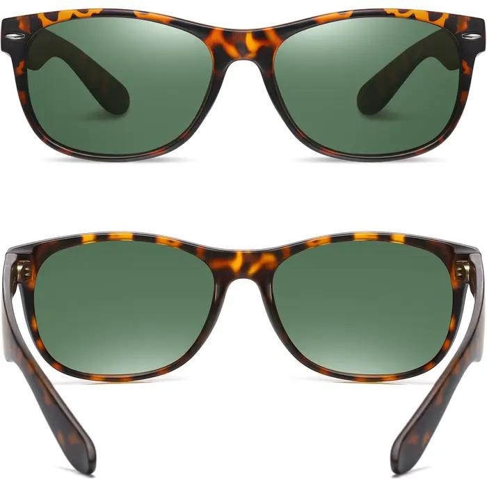 AOFLY-Lunettes de soleil polarisées classiques pour hommes et femmes, TR90, monture légère et flexib